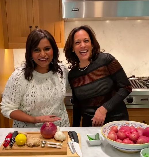 The nine-minute video is titled ‘Mindy and Kamala make masala dosa’ and has received widespread acclaim from the Indian-American community
