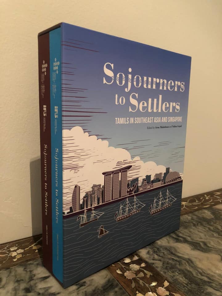 “Sojourners to Settlers”  comes in two volumes. Photo courtesy: Mr S Iswaran FB page