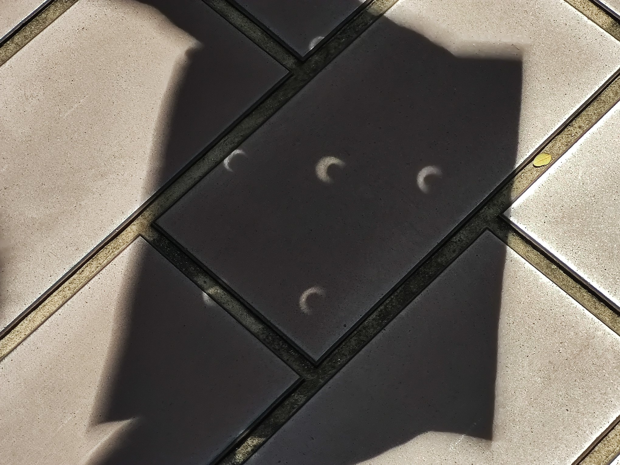 The solar eclipse through a 