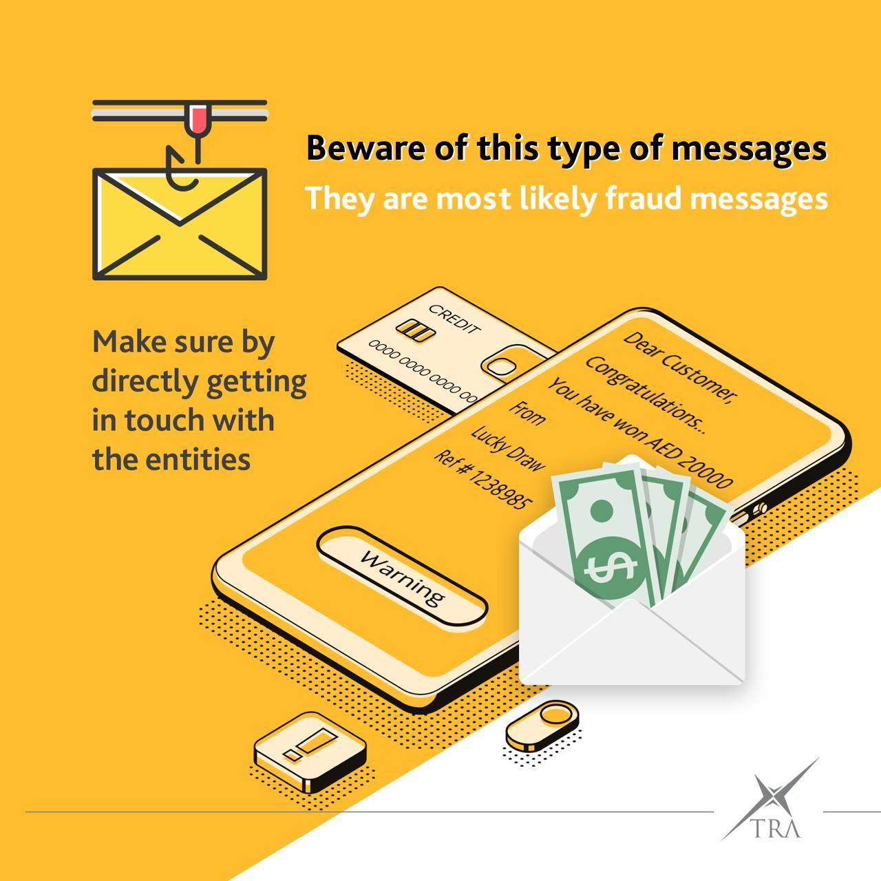 ‘Emotet’ is a virus that is spreading fraudulent links through emails. Photo courtesy: Twitter/TheUAETRA