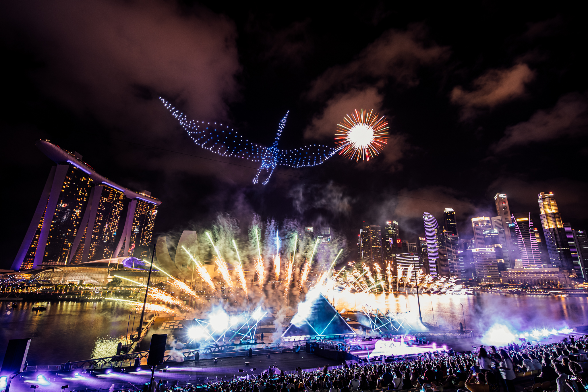 Featuring a choreography involving 500 drones, STAR ISLAND is a multi-sensory fireworks musical show! Did you attend the show? Which was your favourite formation? Photo courtesy: Urban Redevelopment Authority