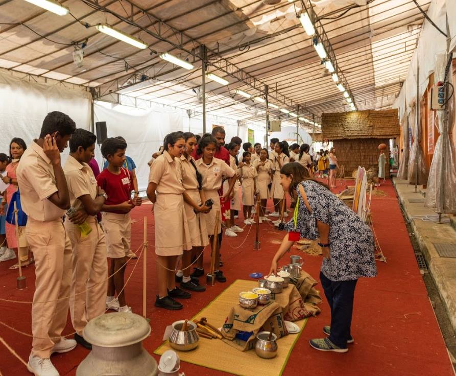 Campbell Lane, which is closed to traffic is the hub of all celebrations such as Pongal, Deepavali and Ganesh Chaturthi, attracts locals, tourists as well as school children who get to experience India's rich heritage through these festivities. Photo Courtesy: LISHA