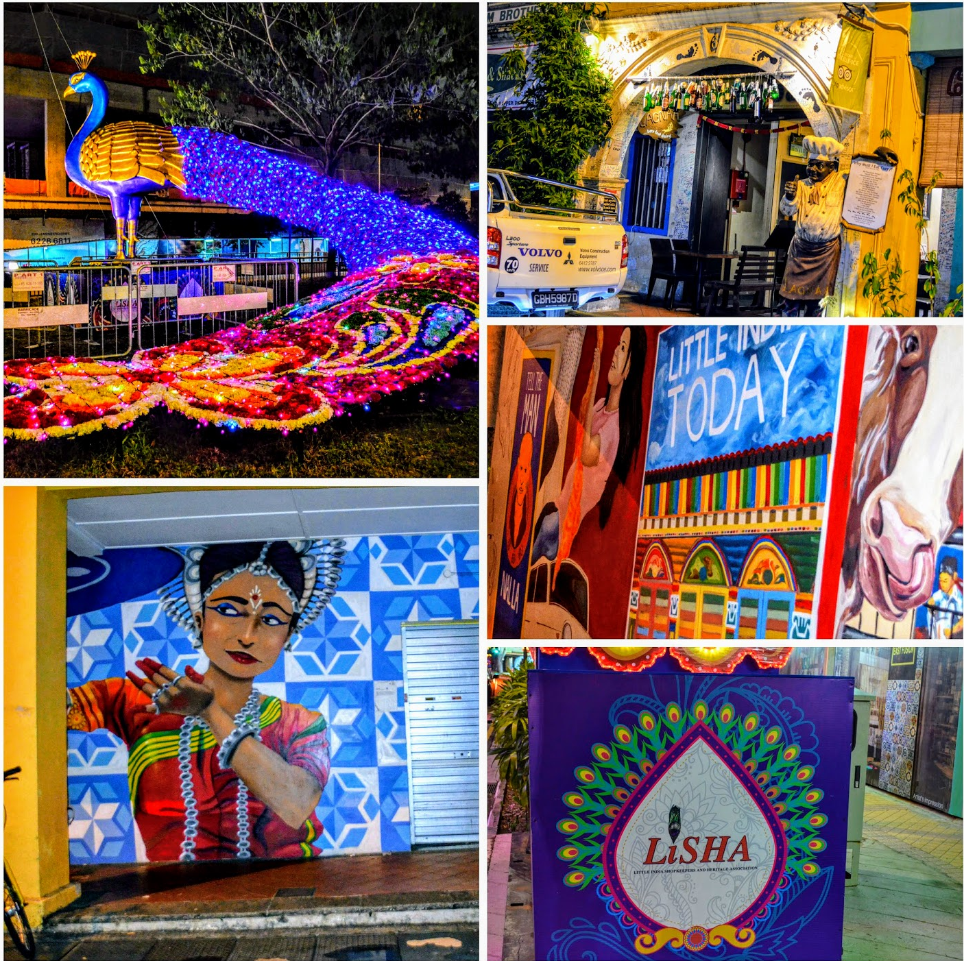 Today, Little India's Art Walk is a colourful amalgmation of all that the precinct represents and is a much photographed tourist attraction. Photo: Connected to India