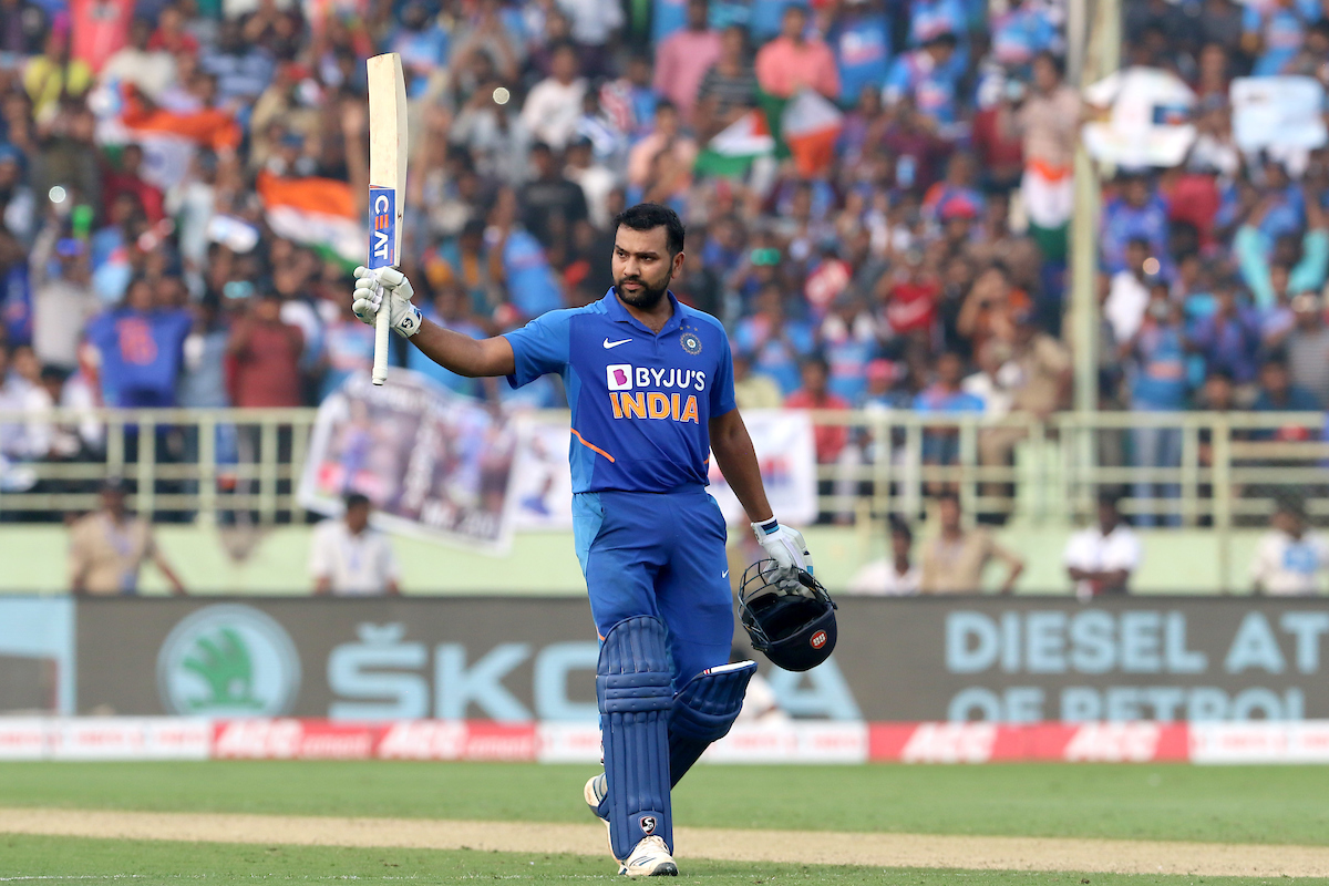 Rohit Sharma became the fastest to reach 7000 ODI runs as an opener. File photo courtesy: Twitter/@BCCI