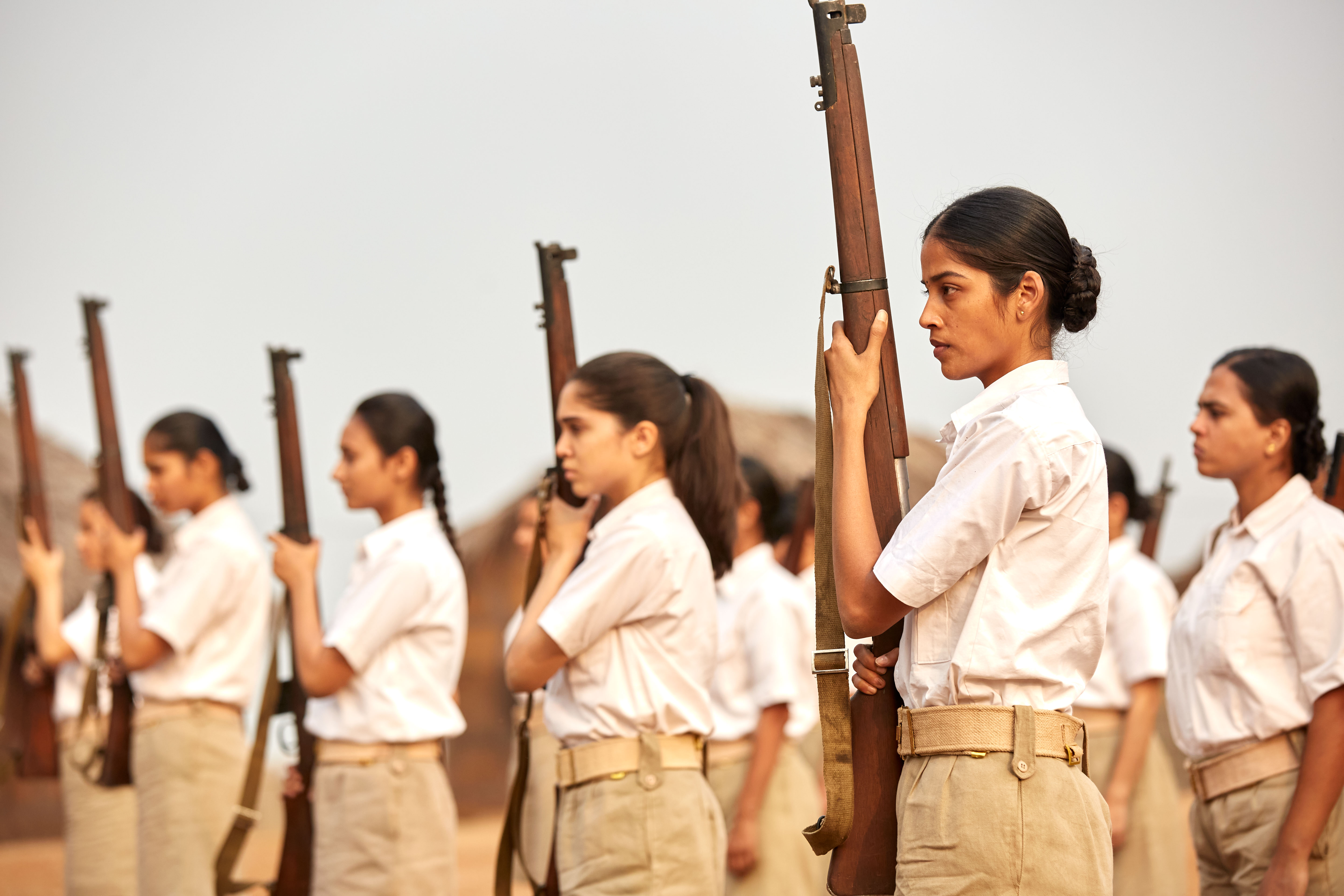 The Indian National Army (INA), which was forged out of British defeat in Singapore during WWII, was led by the charismatic Netaji Subhash Chandra Bose and had the first ever women infantry regiment anywhere in the world.