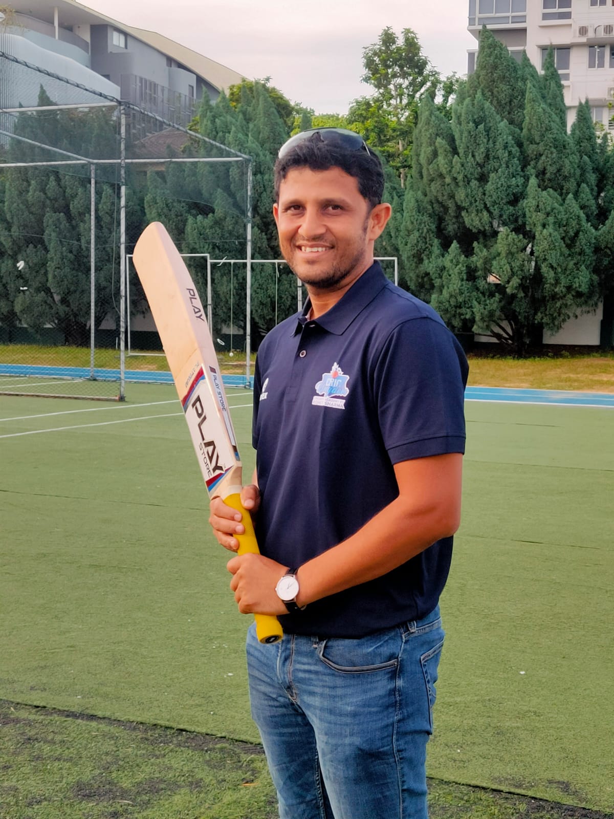 Chetan Suryawanshi has led Singapore's National Cricket team and seen the island nation rise from a ranking which was in 90's to the current ranking in the 20's . Photo: Connected to India