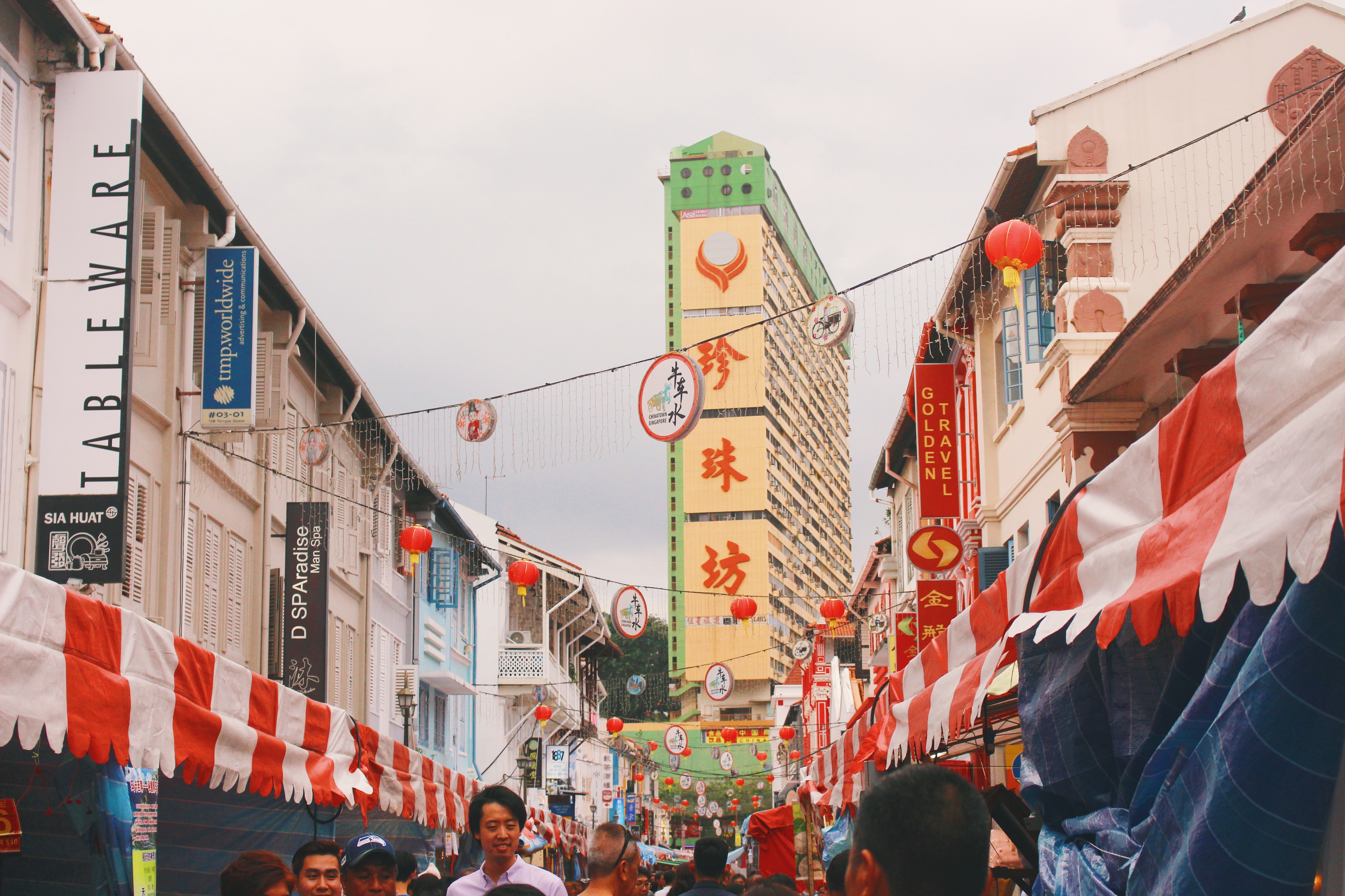 For the older generation, Chinatown remains the default shopping space for Chinese New Year goods. Photo: Connected to India