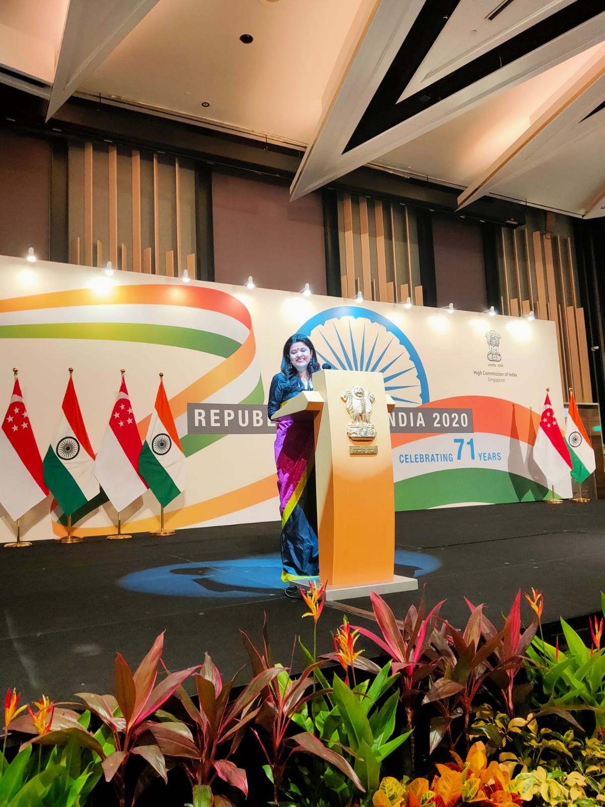 Connected to India's Head of Content Punam Sharrma anchored the glittering evening for the third successive year. Photo: Connected to India