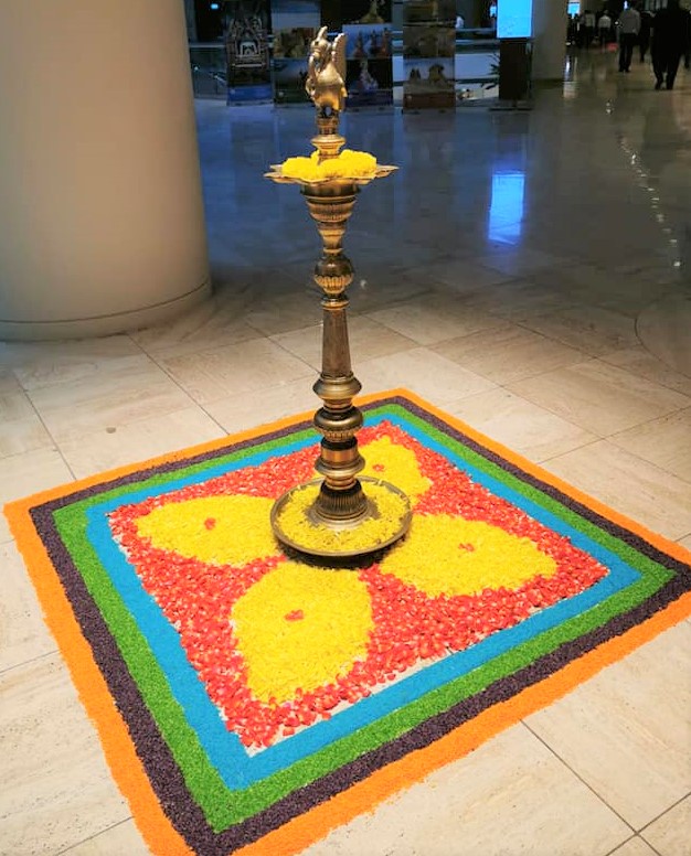 The reception featured beautiful flower decorations and was followed by a buffet spread of Indian culinary delights. Photo: Connected to India