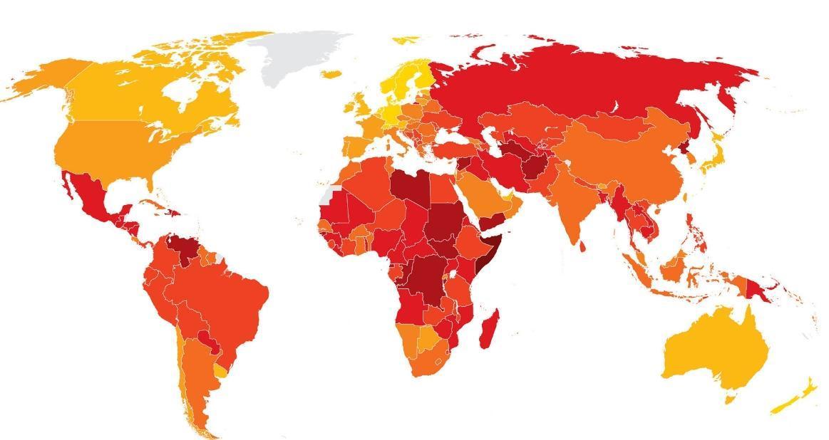 This year's analysis shows corruption is more pervasive in countries where big money can flow freely into electoral campaigns and where governments listen only to the voices of wealthy or well-connected individuals, Transparency International said.