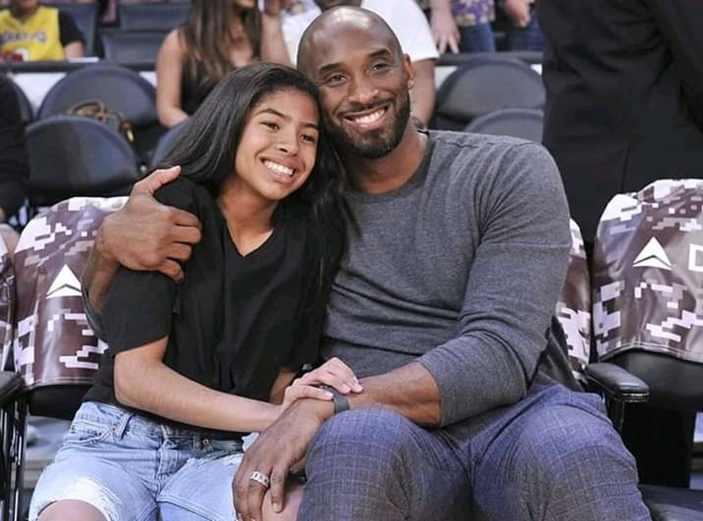 Bryant's 13-year-old daughter Gianna also died in the helicopter crash. Photo courtesy: Twitter