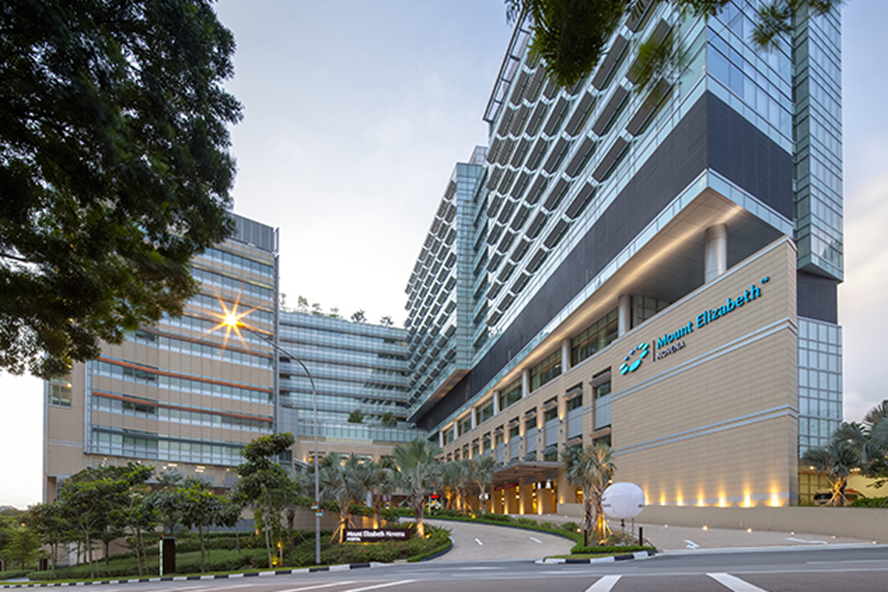 Mount Elizabeth Novena Hospital (MEN). Photo courtesy: MEN