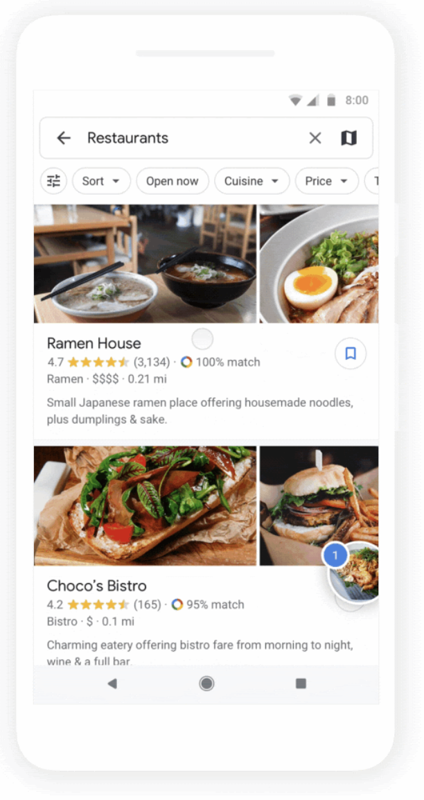 Did you know that you can plan activities as a group on Google Maps? Photo courtesy: Google