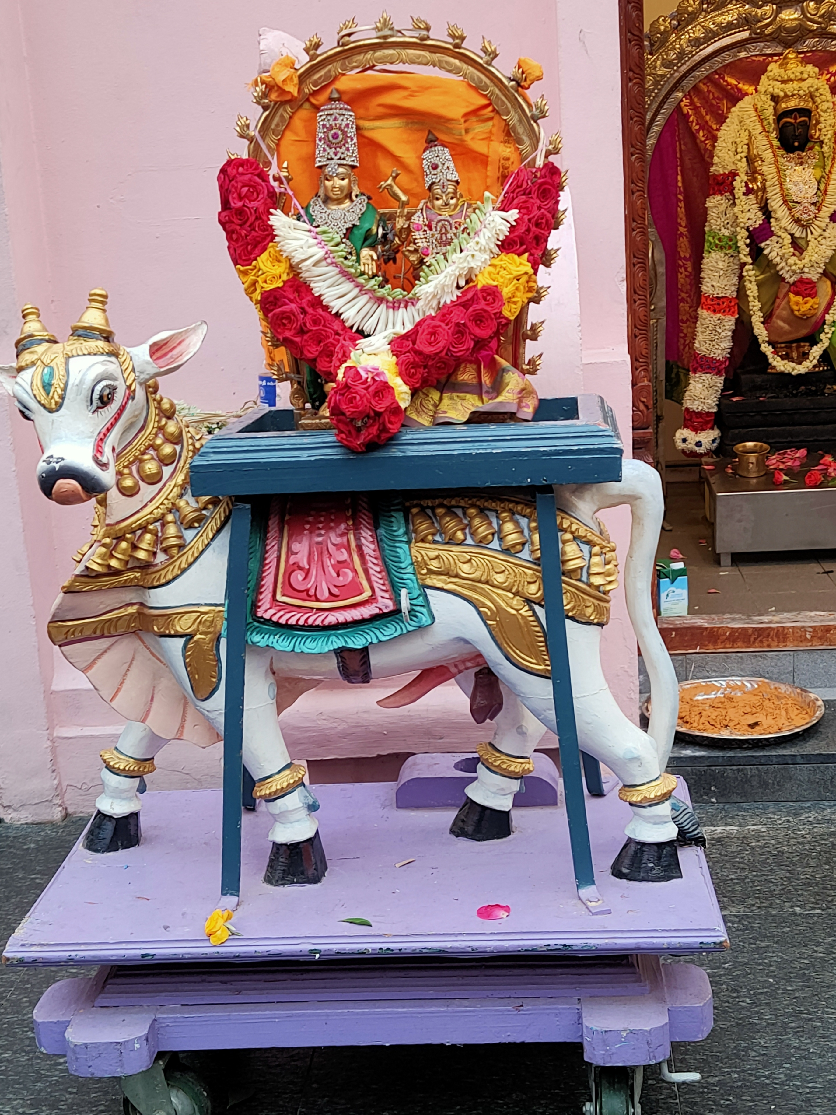 The Úlsava Moorthy' that is carried around the Changi Ramar Temple. Photo: Connected to India