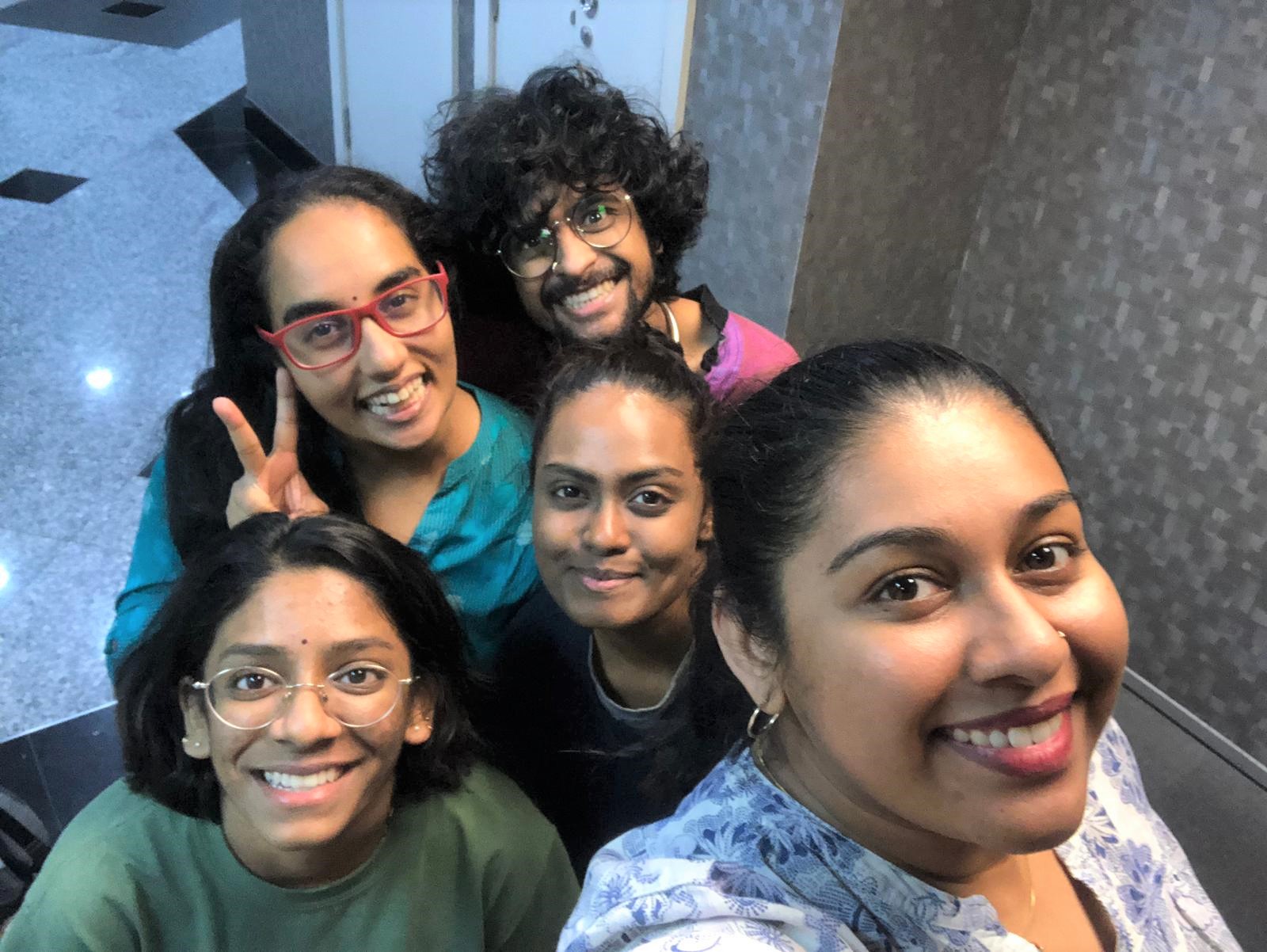Between 5 Cows and the Deep Blue Sea is Brown Voices Collective first event of 2020, presented as part of Esplanade - Theatres on the Bay's Raga Series, by the cast of Sajini and Kewel Kartik directed by Rebekah Sangeetha Dorai and written by A. Yagnya. Photo Courtesy: Esplanade