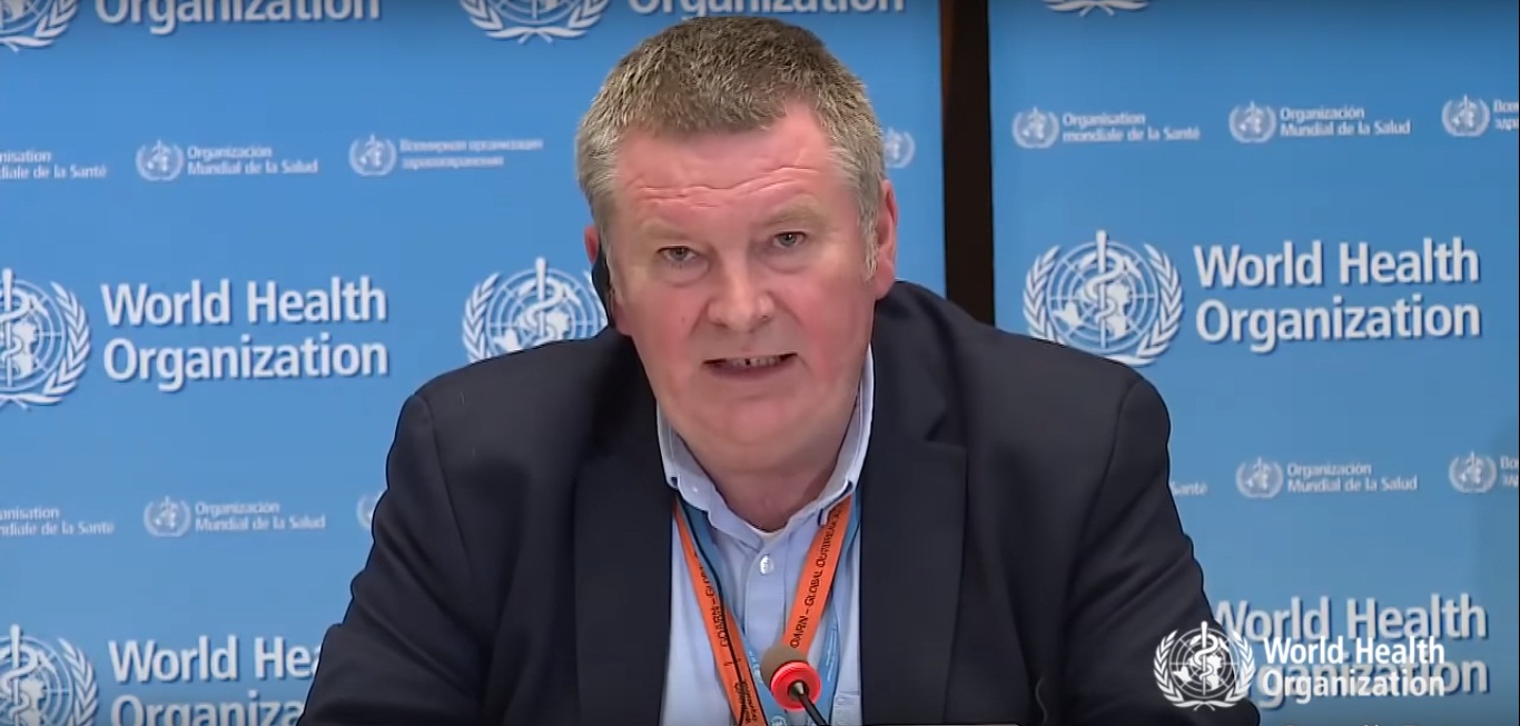 World Health Organisation Executive director Michael J Ryan has said India has tremendous capacity to eradicate COVID-19. Screengrab: WHO