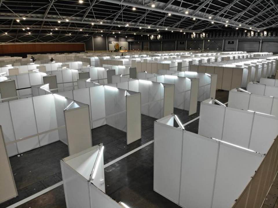 Community Isolation Facility at Expo. Photo courtesy: Ho Ching