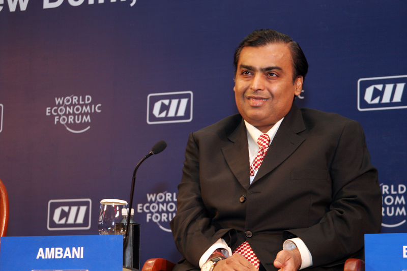 Mukesh Ambani has once again become the richest man in Asia after a mega deal with Facebook. Photo courtesy: World Economic Forum on Flickr
