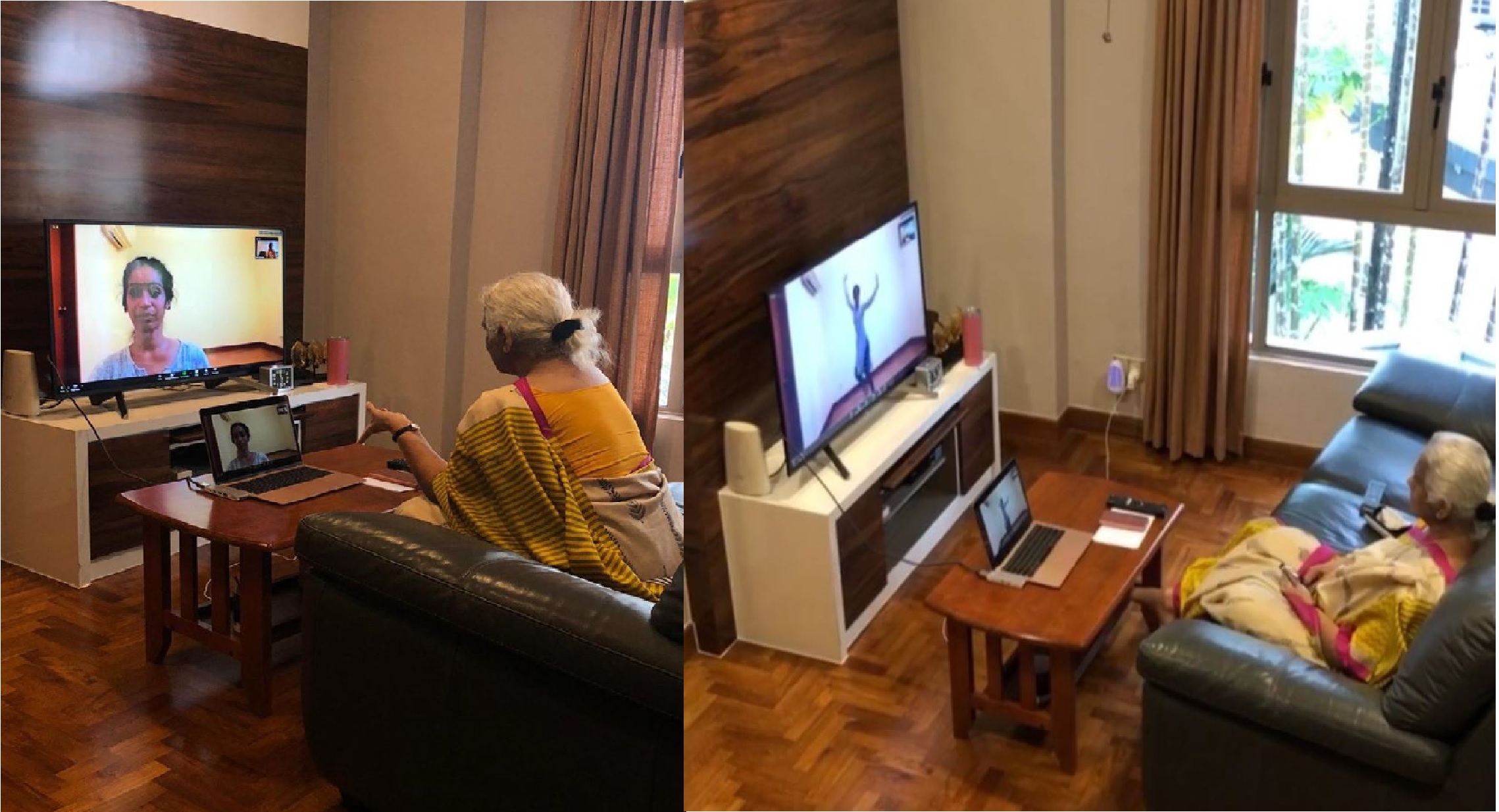 Artistic Director and Advisor at Bhaskar Arts, Mrs Santha Bhaskar has inspired the teachers by adapting smoothly to running virtual dance classes from home. Photo Courtesy: Bhaskar Arts
