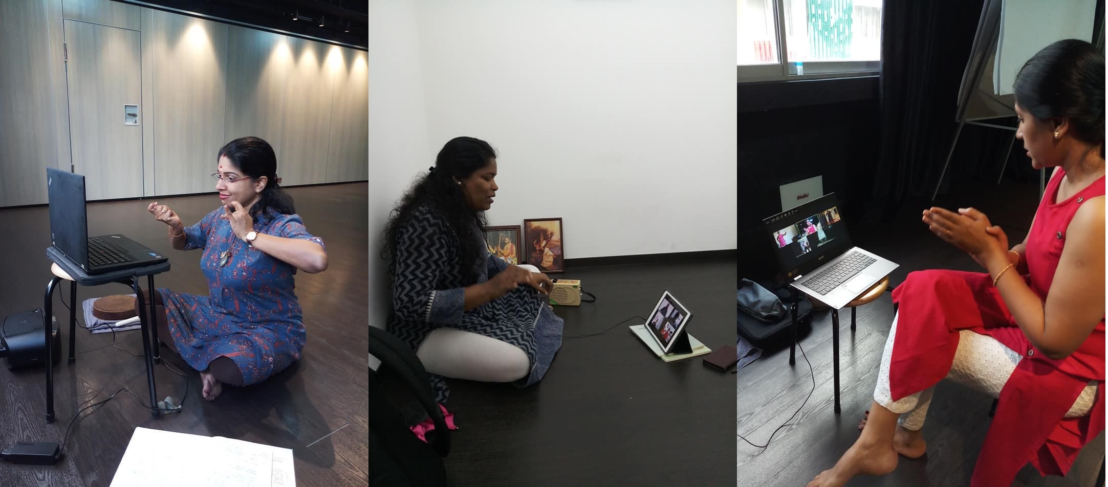 Students at the intermediate and advanced levels who already have a strong foundation can continue building on that through online classes. Photo Courtesy: Bhaskar Arts