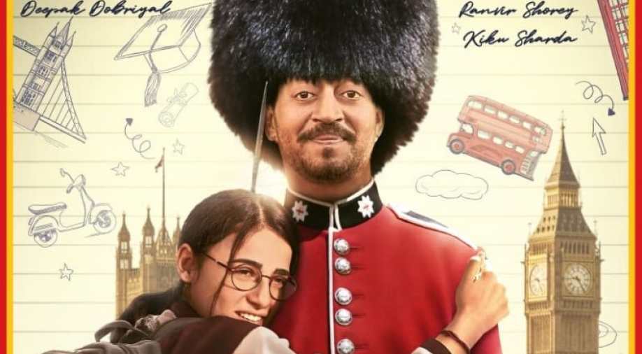 Irrfan made a comeback with the 2019 film “Angrezi Medium”. Photo Courtesy: Twitter