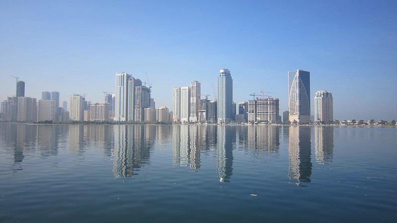 Khalid Lagoon Best popular among locals and tourists for morning walks lined with residential, office buildings, international hotels, cafes, restaurants Photo courtesy: Susanne Nilsson
