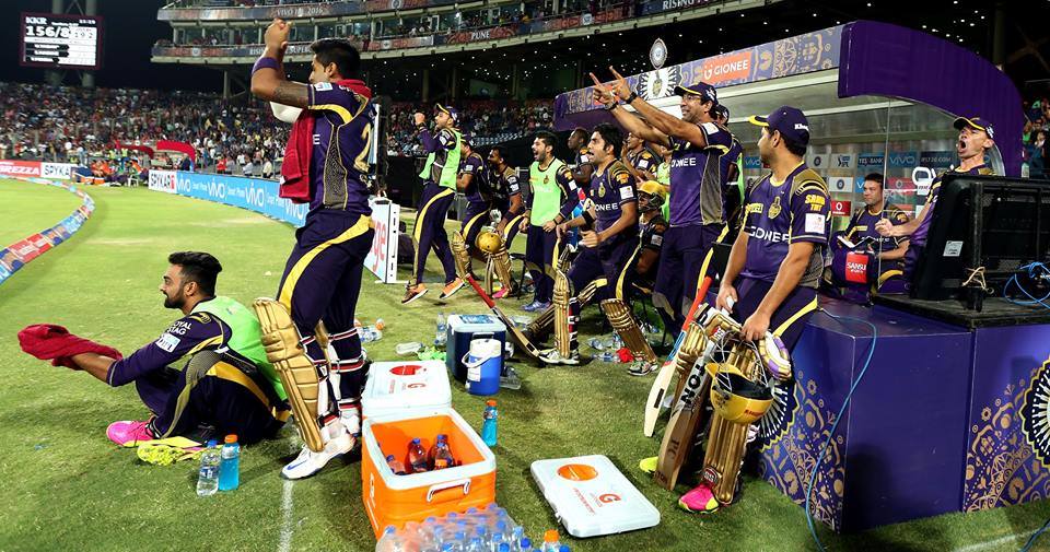 Wasim Akram was bowling coach of Kolkata Knight Riders. Photo courtesy: Facebook/Kolkata Knight Riders