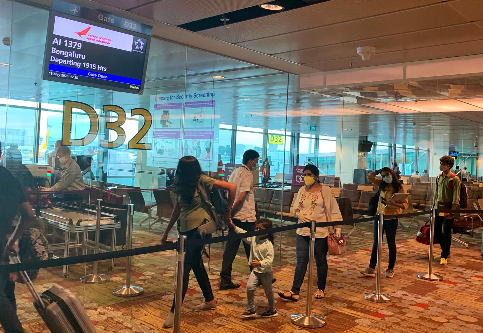 Repatriation efforts underway for Indians stranded in Singapore. Photo courtesy: Twitter/@IndiainSingapor