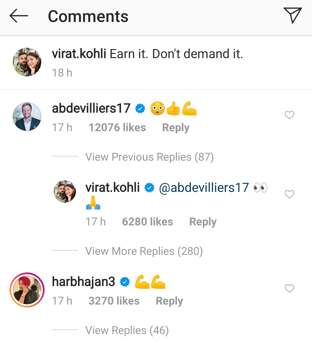 Photo courtesy: Instagram/Virat Kohli