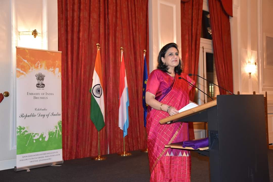 1986-batch Indian Foreign Service officer Gaitri Kumar has been appointed as India's next High Commissioner to the UK. Photo courtesy: Facebook/India in Belgium