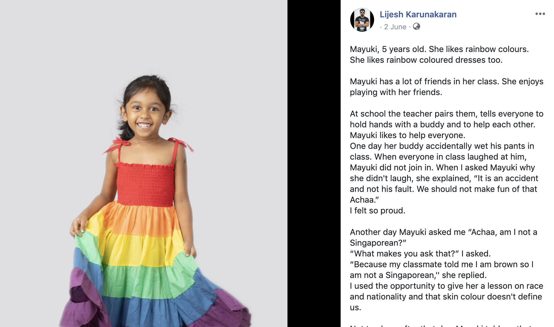 Screengrab from Facebook