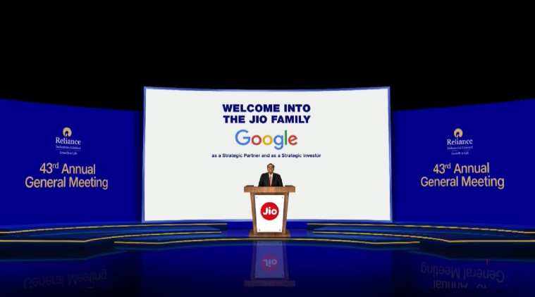 RIL’s Chairman & Managing Director Mukesh D Ambani announced that with Google’s investment, Reliance has turned completely debt-free. 