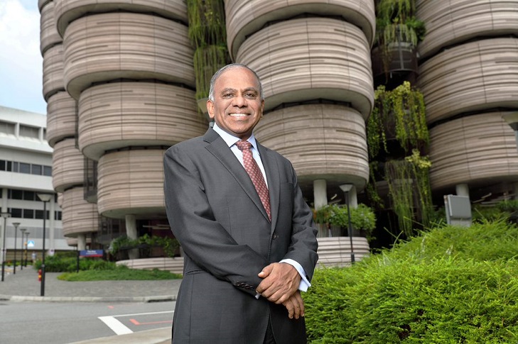 Professor Subra Suresh, President of NTU, has been unanimously selected by the Board of Governors of the American Society of Mechanical Engineers (ASME) to receive its highest honour, the 2020 ASME Medal. Photo courtesy: NTU