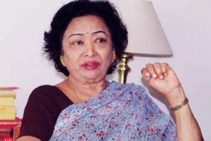 The 'Human Computer', Shakuntala Devi. Photo Courtesy: Twitter