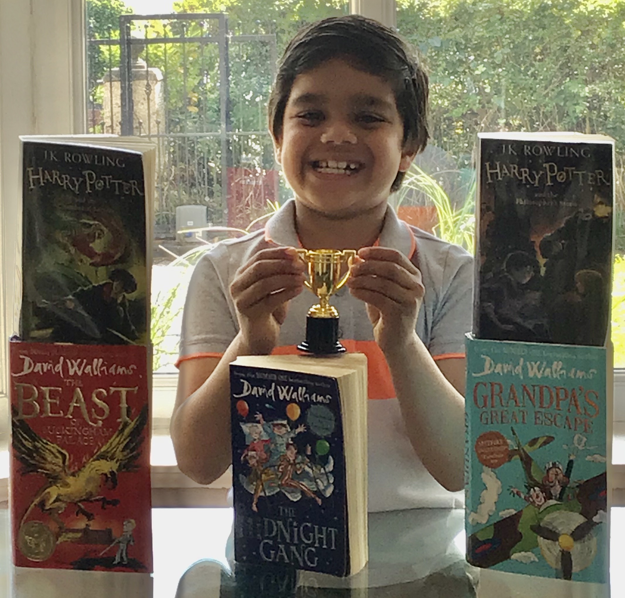 Milan achieved his goal on May 31, two weeks before he turned eight and his aunt nominated him as Bolton's lockdown reading hero.