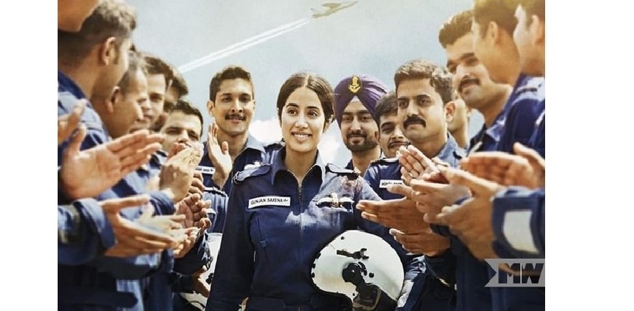 Gunjan Saxena - The Kargil Girl is the story of a woman who before the war in the battlefield of Kargil, had to fight one on the ground to be accepted as a fighter pilot despite being a woman. Photo Courtesy: Twitter