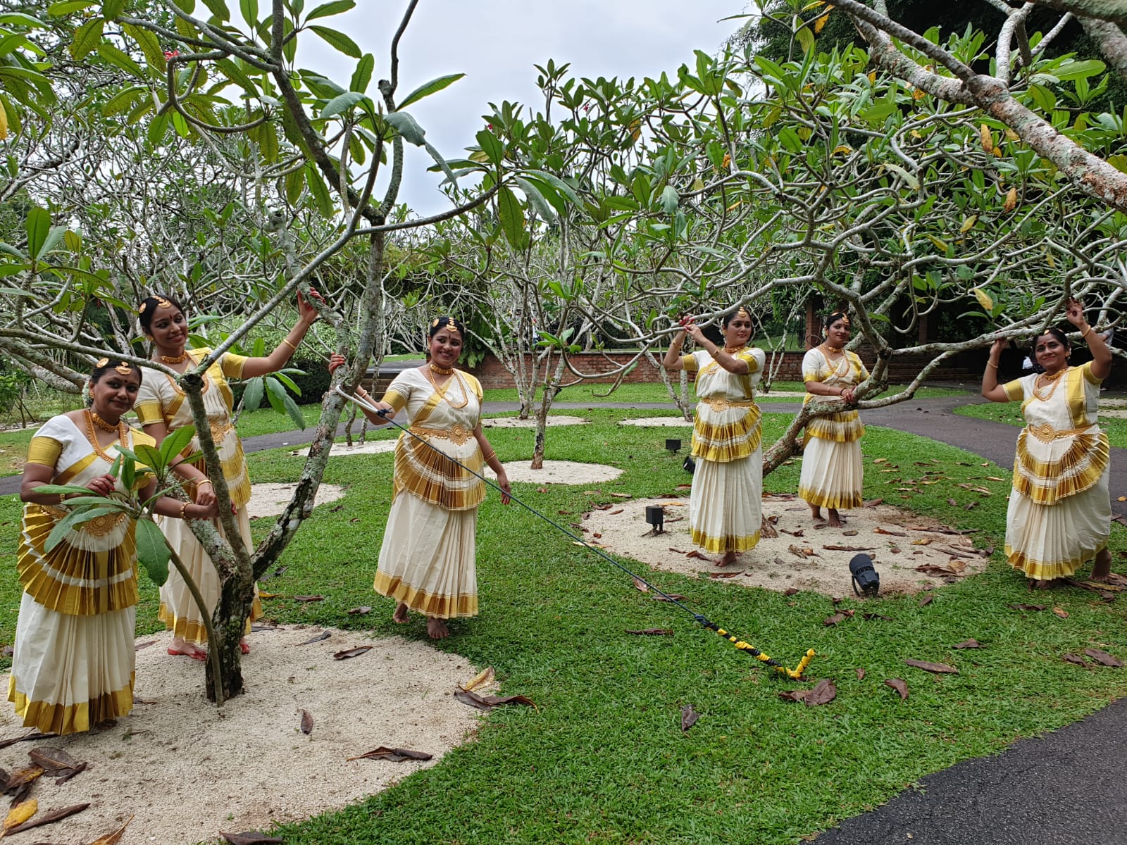 Mohiniyattam by Medasvi School of Dance, Singapore's director Haritha Haridas and team. Photo Courtesy: IHC