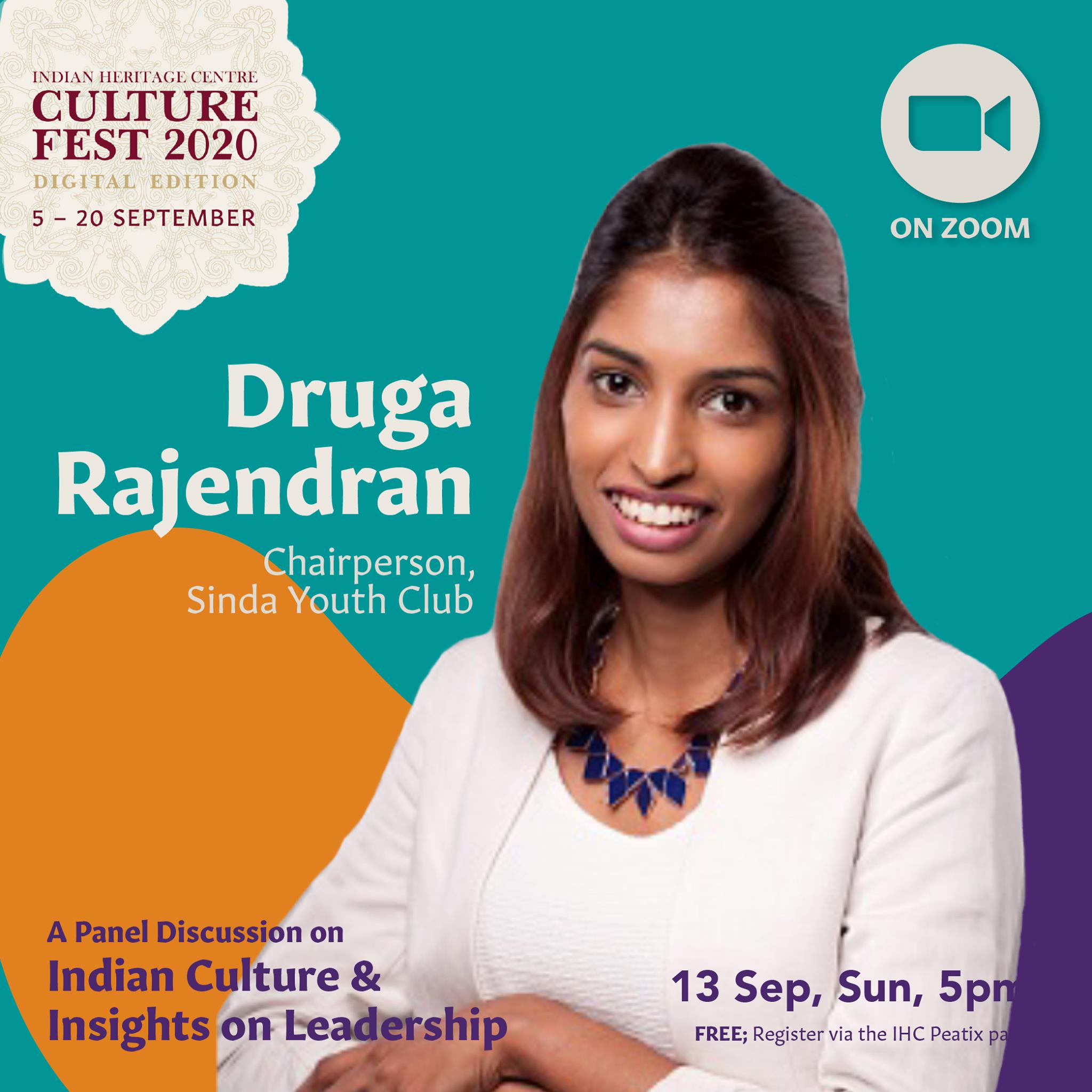 Druga Rajendran - is a full time youth volunteer & the youngest chairperson of the SINDA Youth Club. Photo Courtesy: IHC 