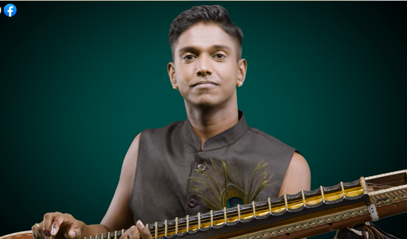 ?The music was composed by Maathavan Kalaichelvan who also played the Veena  in this performance at the IHC Culture Fest. Photo Courtesy: IHC
