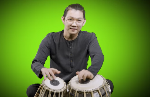 Raavanan Rhapsody was produced by Govin Tan who also played the Tabla. Photo Courtesy: IHC