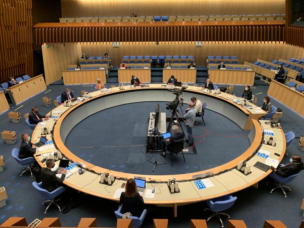 The WHO Executive Board Special Session. Photo courtesy: Twitter/@WHO
