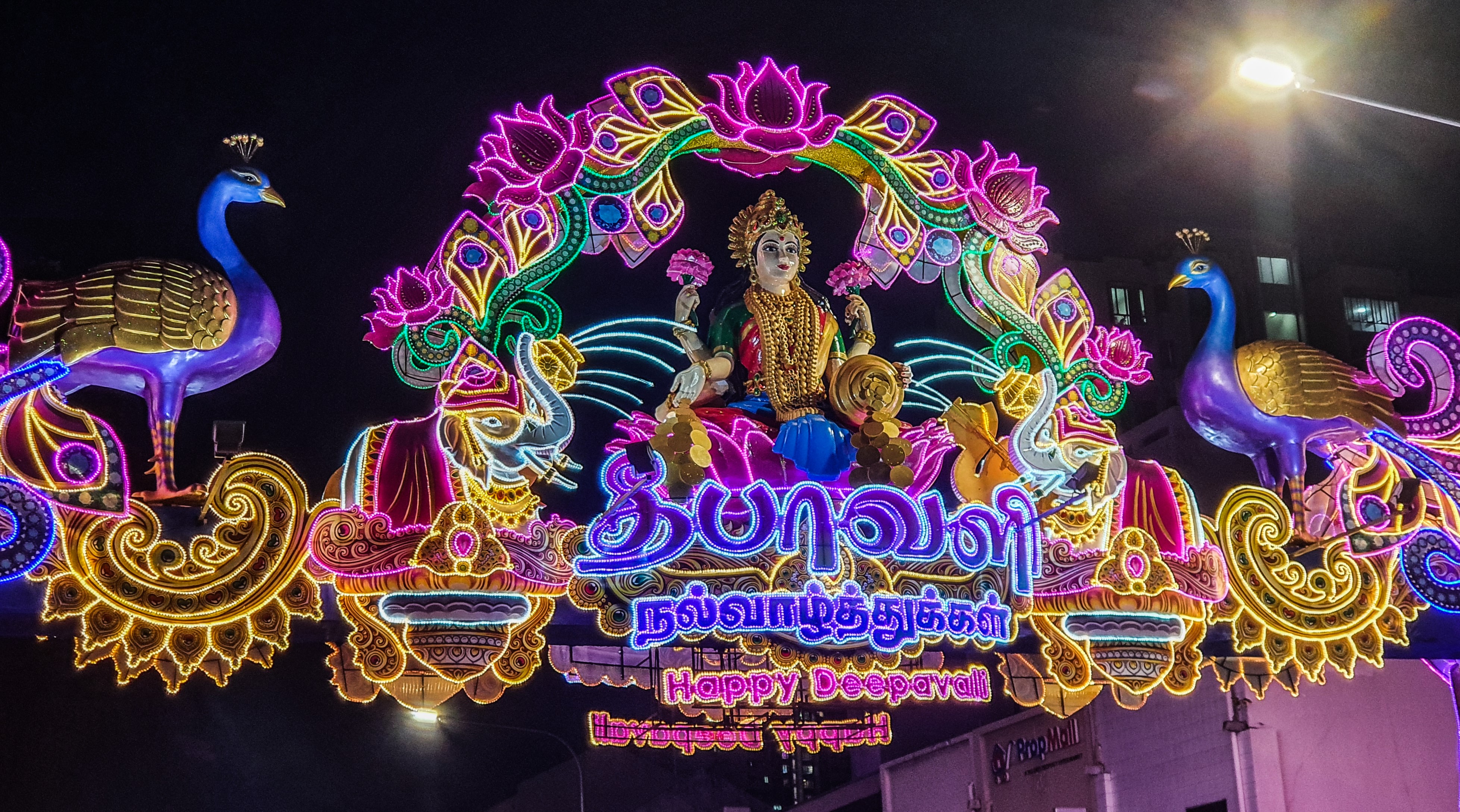 Goddess Mahalakshmi, the goddess of wealth in Hindu mythology flanked by two elephants features on the main arch. Photo: Connected to India