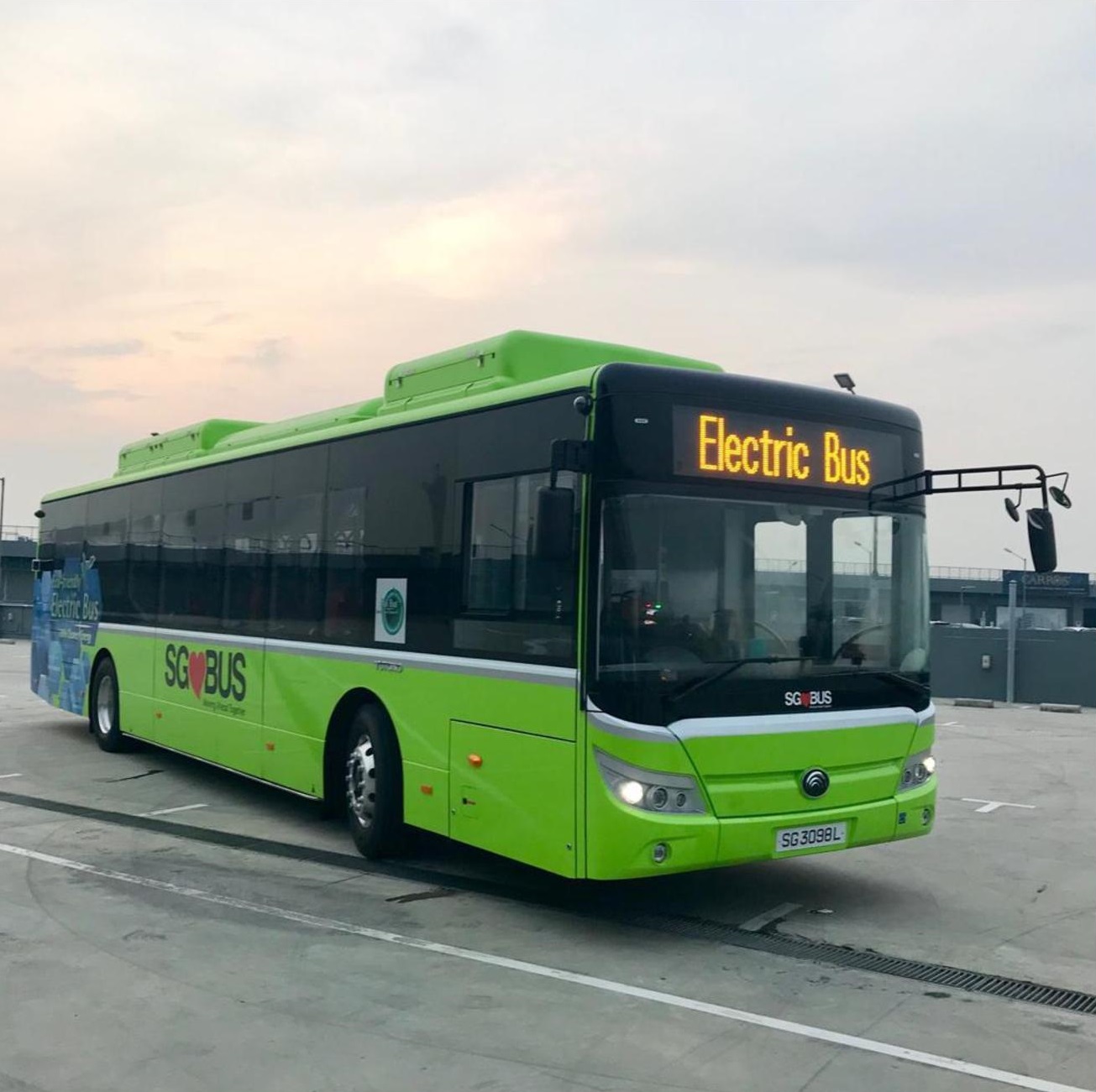 LTA is committing to a 100% cleaner bus fleet by 2040. Photo courtesy: LTA