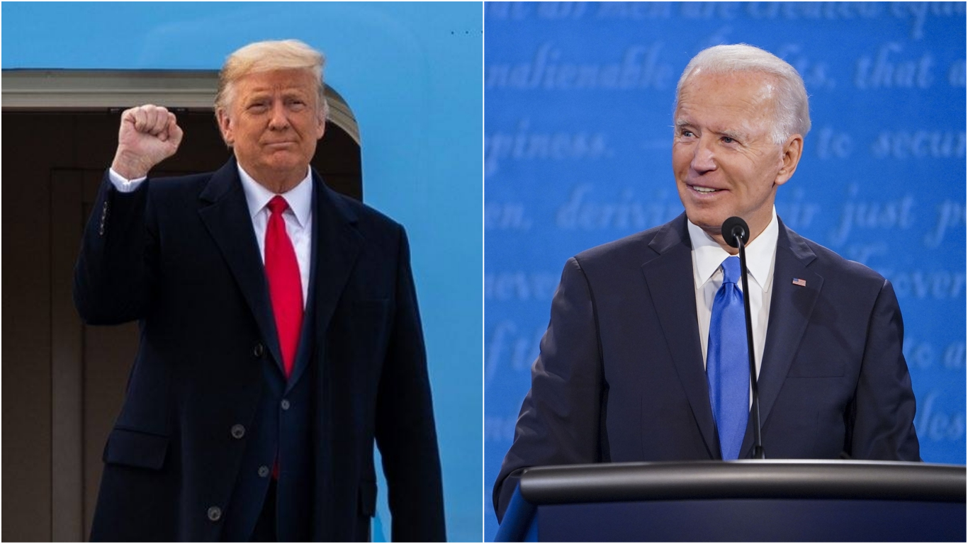 Photos courtesy: Facebook/Donald J Trump & Facebook/Joe Biden