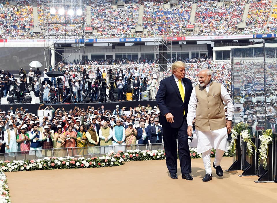 President Trump and Indian Prime Minister Narendra Modi also demonstrated a close personal rapport