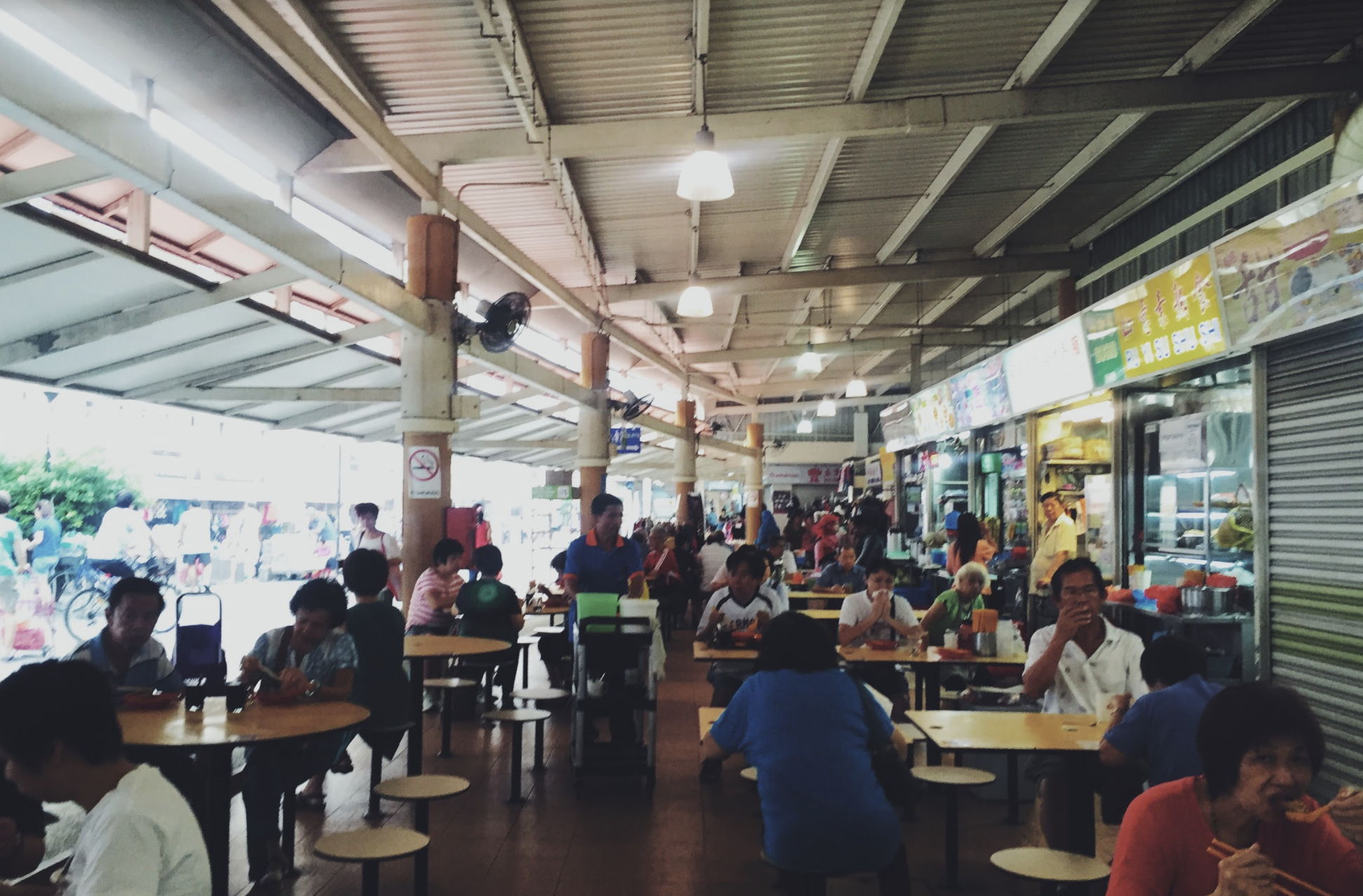 Hawker centres are integral to the social fabric of Singapore. Photo: Connected to India
