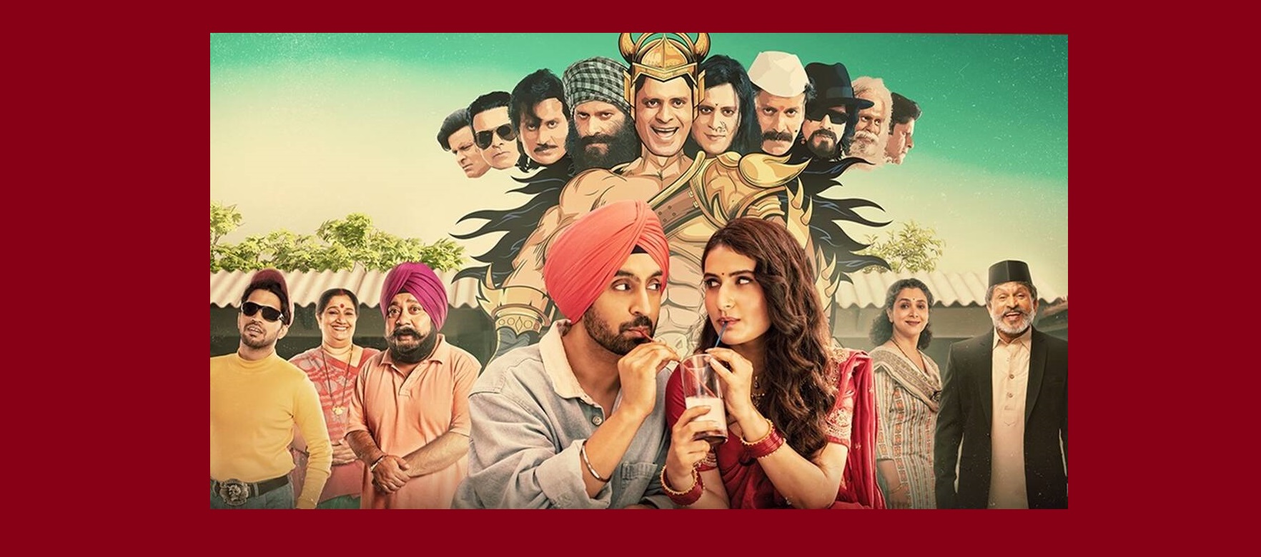 With some of Bollywood’s finest actors - Manoj Vajpayee, Diljeet Dosanj, Vijay Raaz,  accompanied by Fatima Sana Sheikh and Supriya Pilgaokar, the film is fast paced and crisply edited. Poster Courtesy: Zee Studios