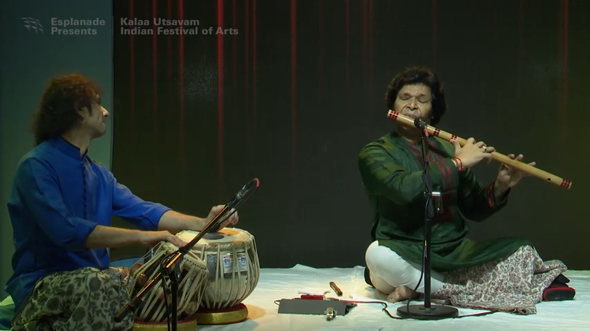 Rakesh Chaurasia plays poignant night (rajani) ragas on his bansuri.