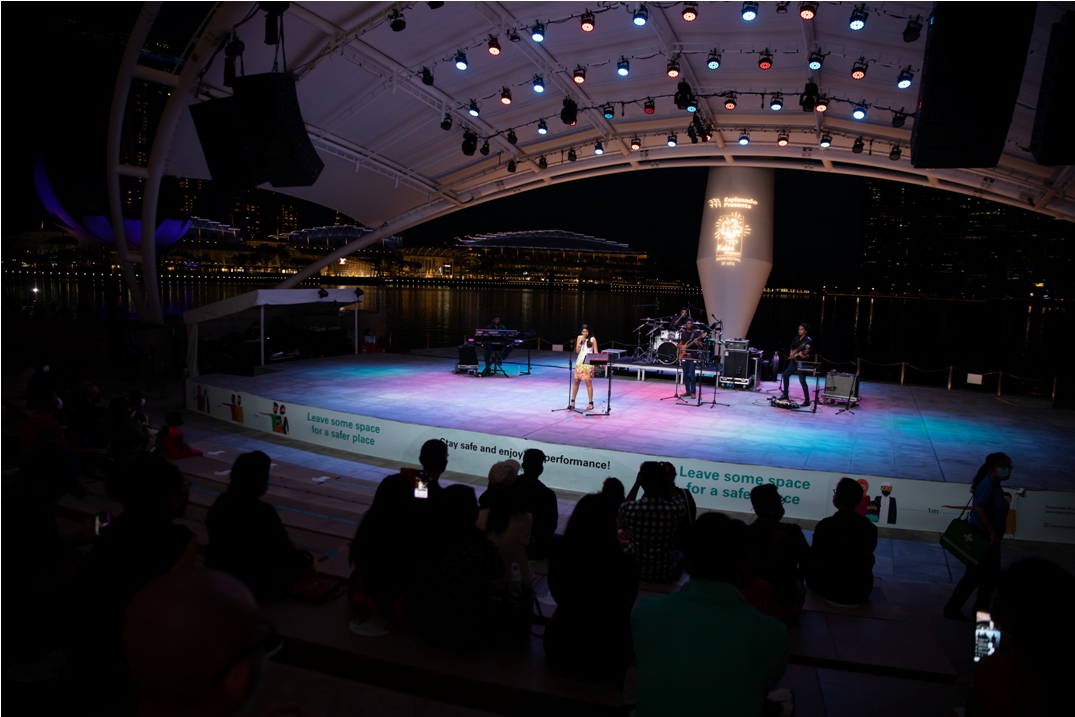 Groove Factory presented originals as well as covers ranging from old school classics to new songs. Photo courtesy: Esplanade