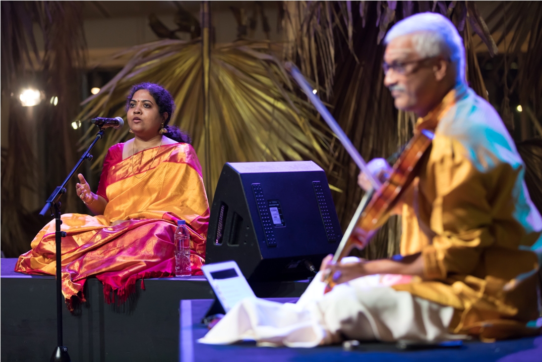 Singapore Indian Fine Arts Society presented three compositions as salves to the soul. Photo courtesy: Esplanade